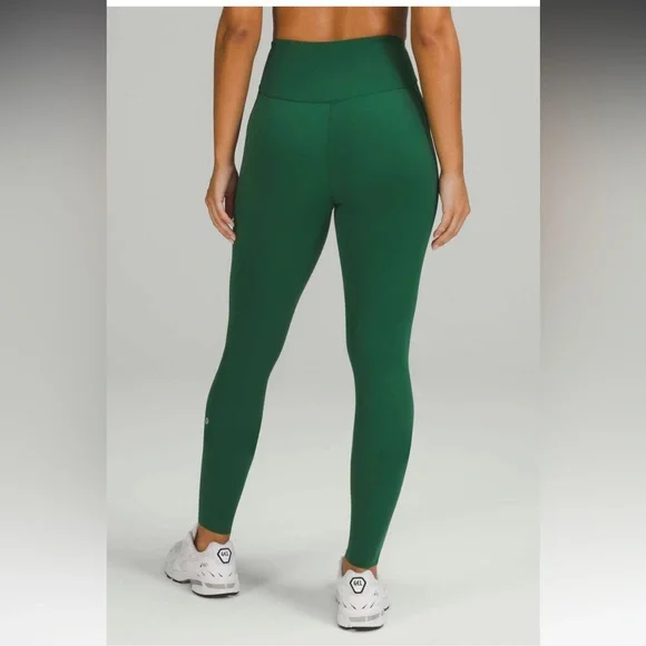 Lululemon Base Pace High-Rise Running Tight 28" *Brushed Nulux - Everglade Green - Picture 2 of 13